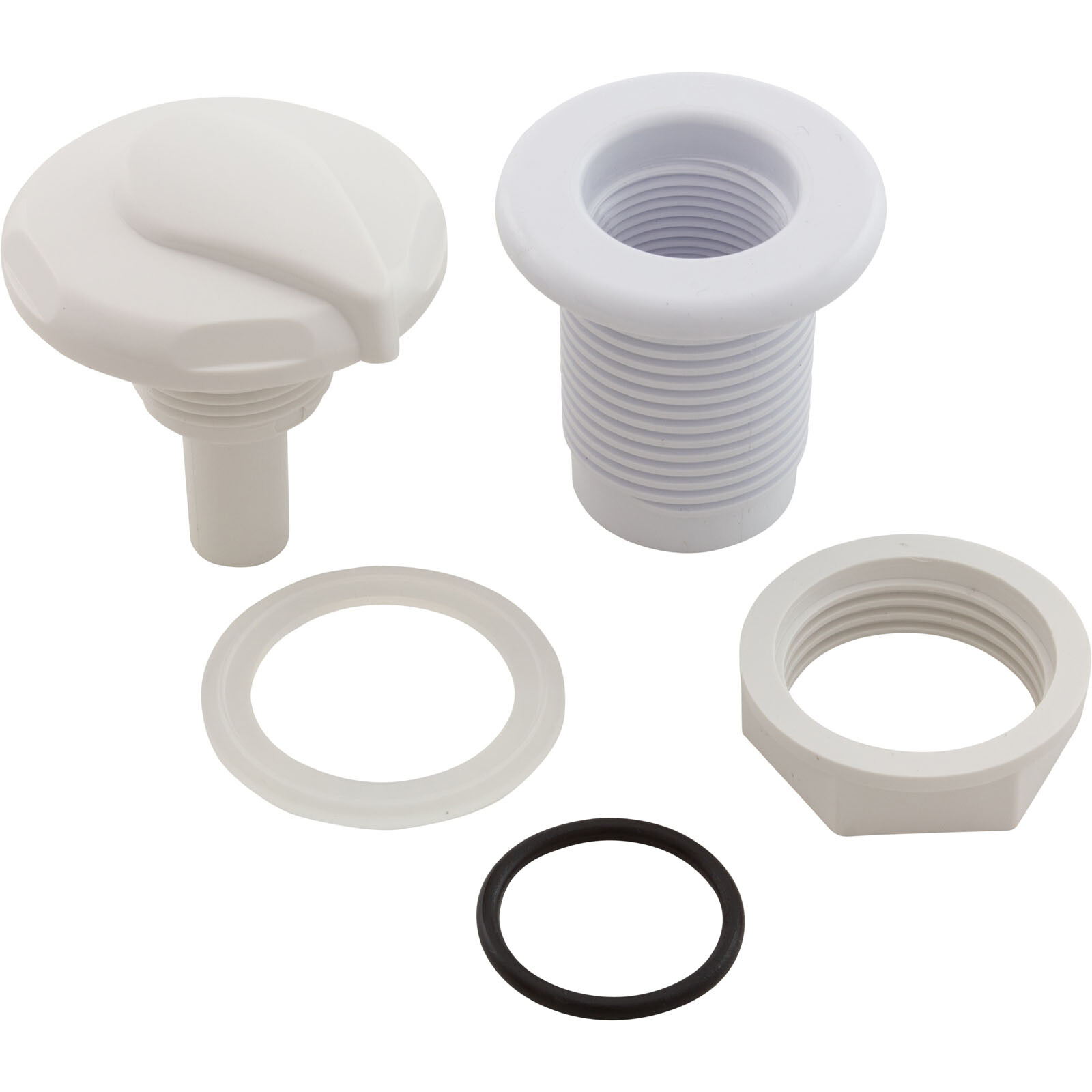 Air Ctrl, CMP, 1-3/4"hs, 2-5/8"fd, Crescent, White, 1", Gen