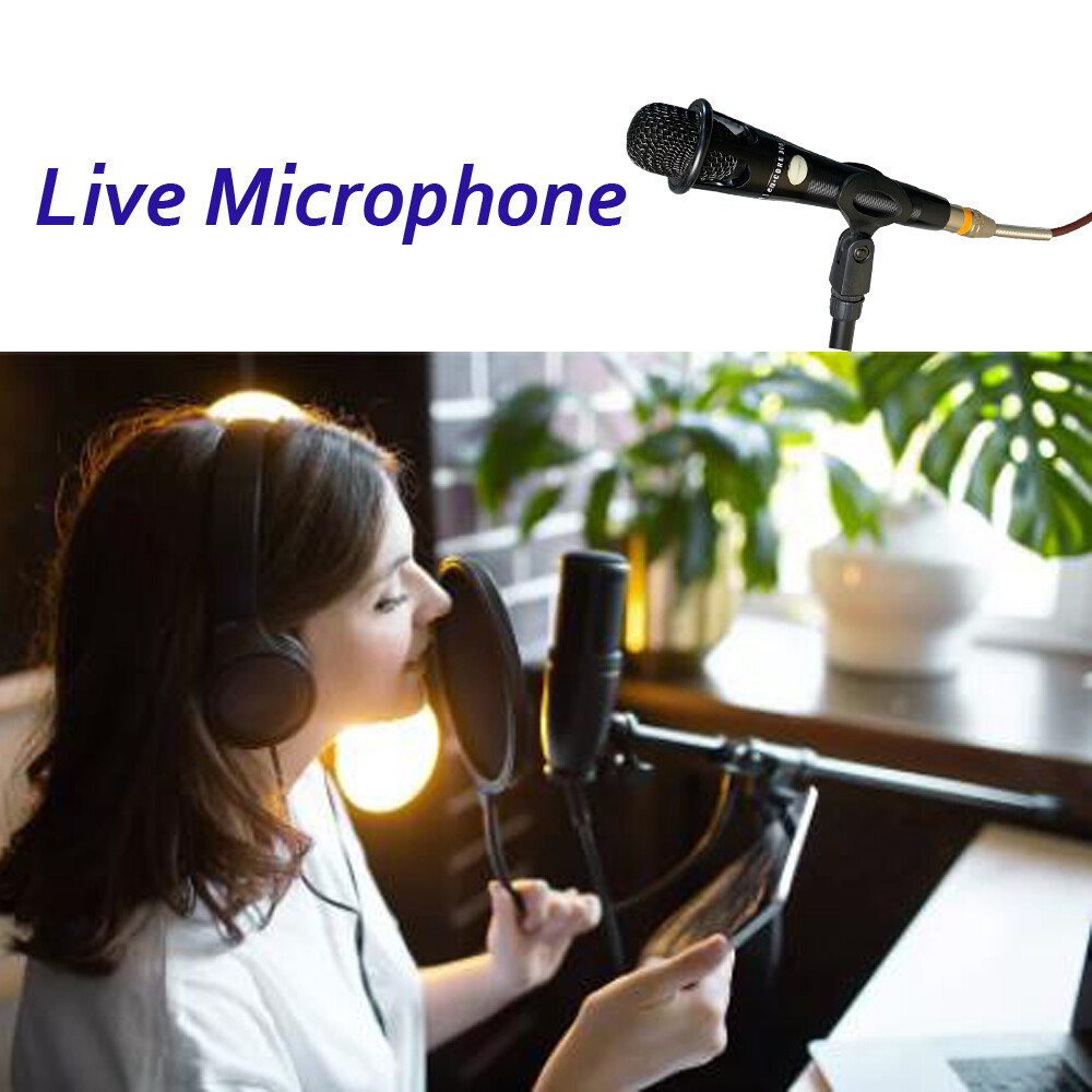 Elecrect Condense Cardioid Microphone Wired Handheld Recording Complete Live Mic