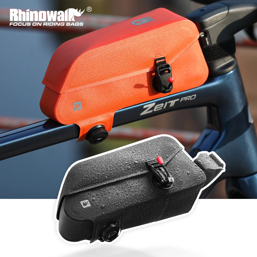 Rhinowalk Bike Top Tube Bag Waterproof For MTB Road Gravel Bikepacking Cycling