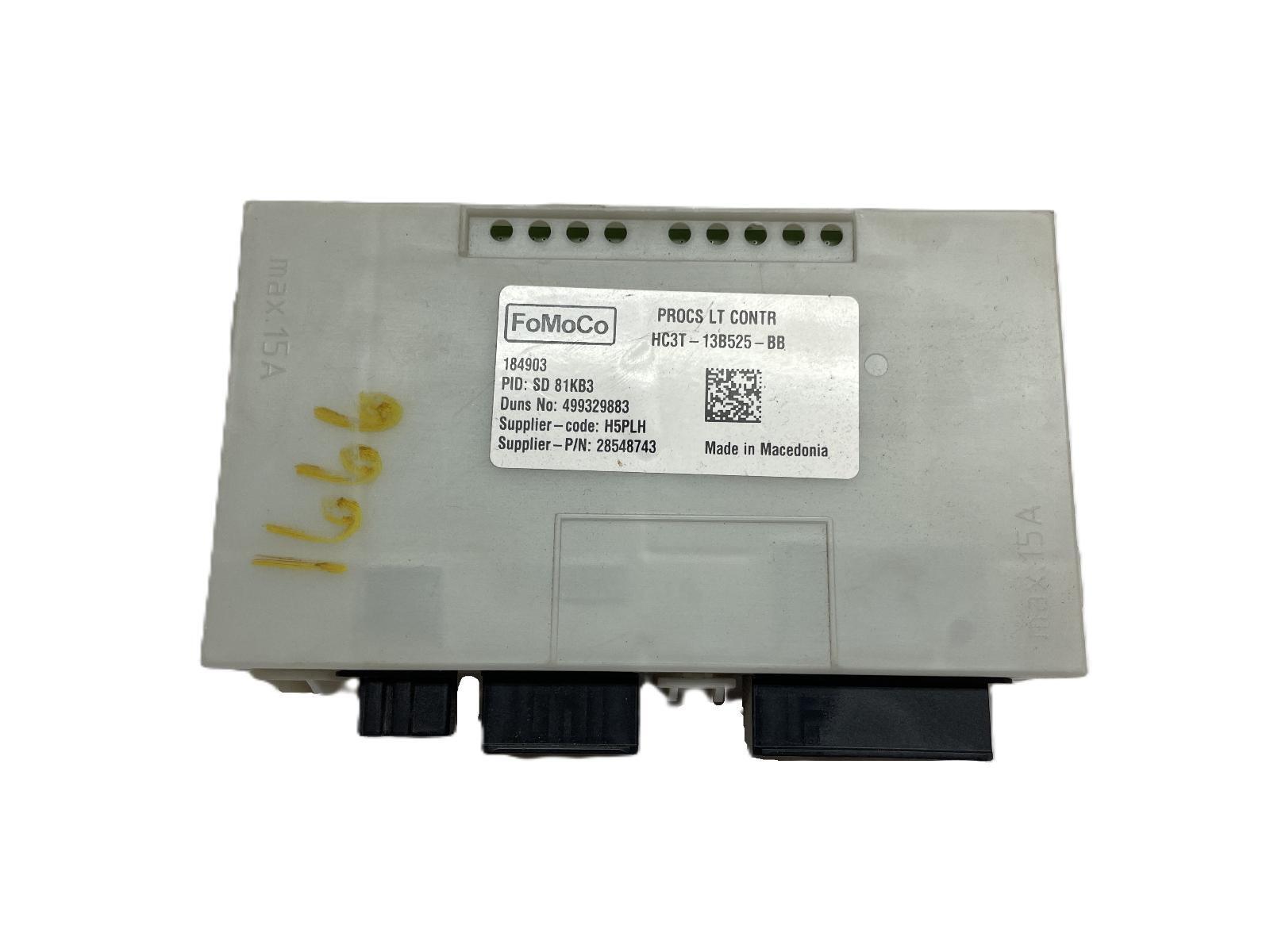 2019 FORD F250SD Interior Lamp Control Module OEM HC3T-13B525-BB Brain Box