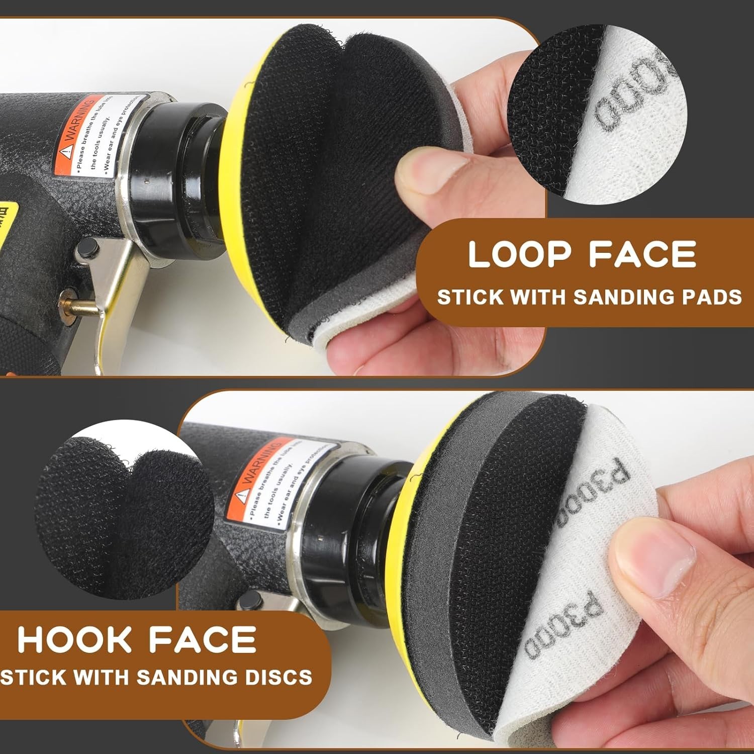 2 Inch Interface Pad: 9 Pack Hook & Loop Foam Sanding Discs Backing Pads Repl...