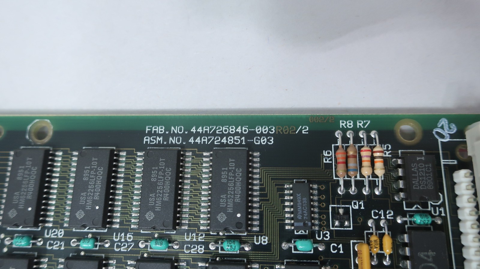Fanuc IC697 MEM719A 512kb Cmos Expansion Memory Module