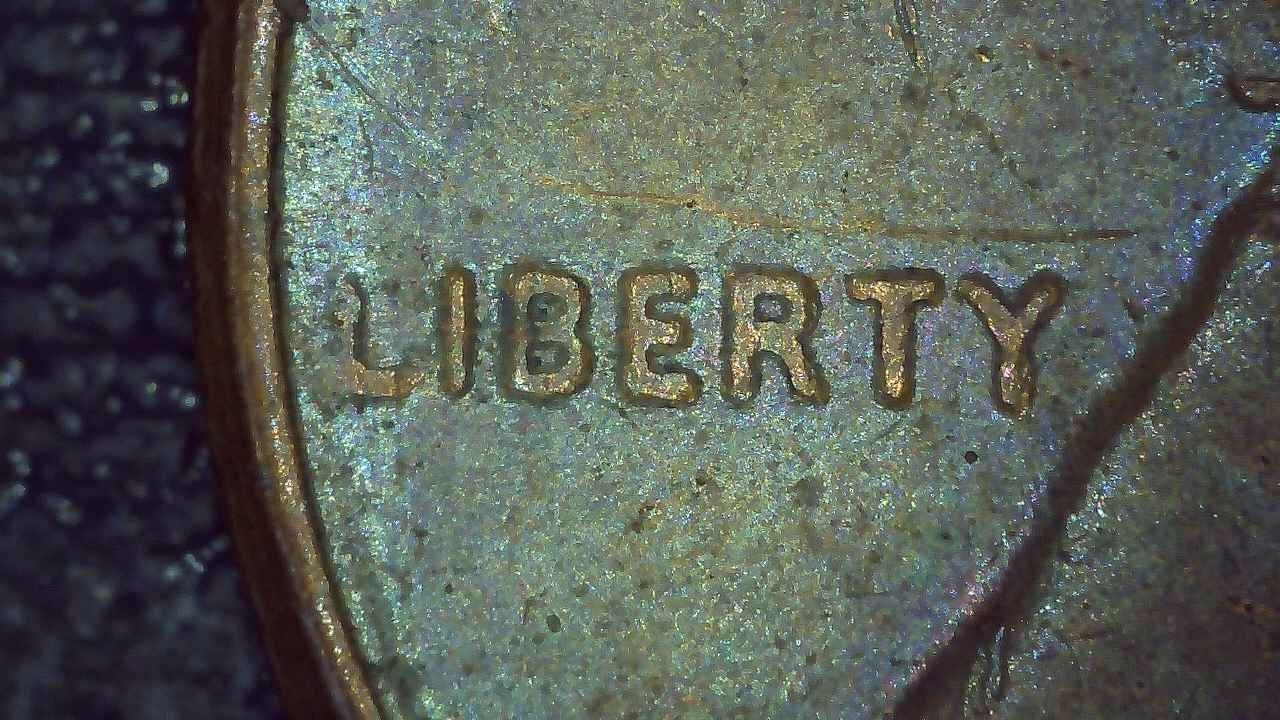 1974 D Lincoln Penny toned