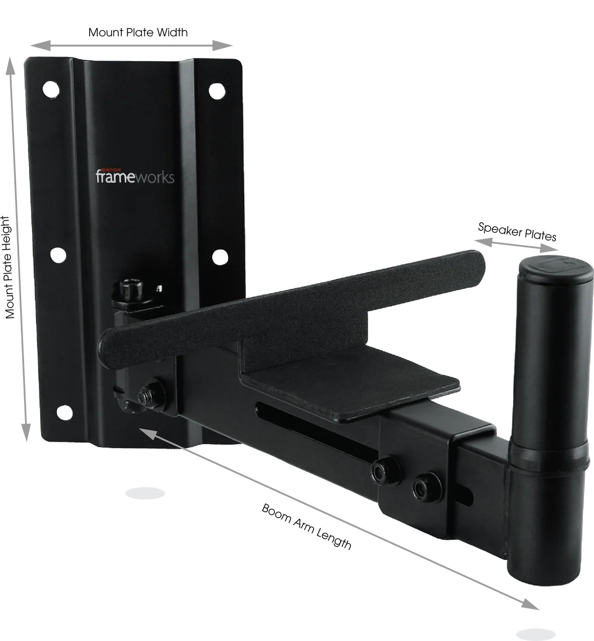 Gator Wall Mount Speaker Stands (pair)