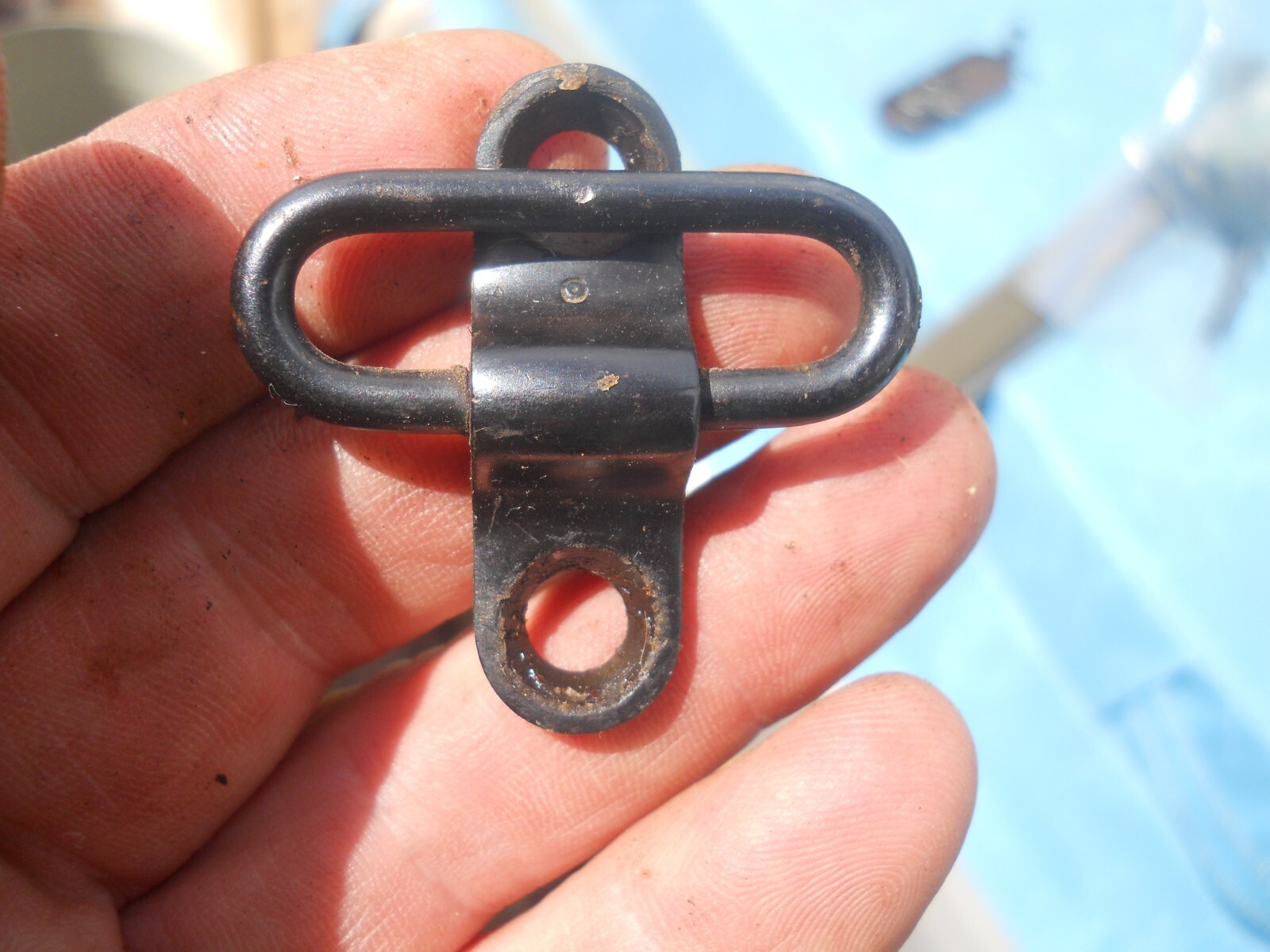 argentine model 1891 mauser rifle parts stock rear sling swivel w stock screws