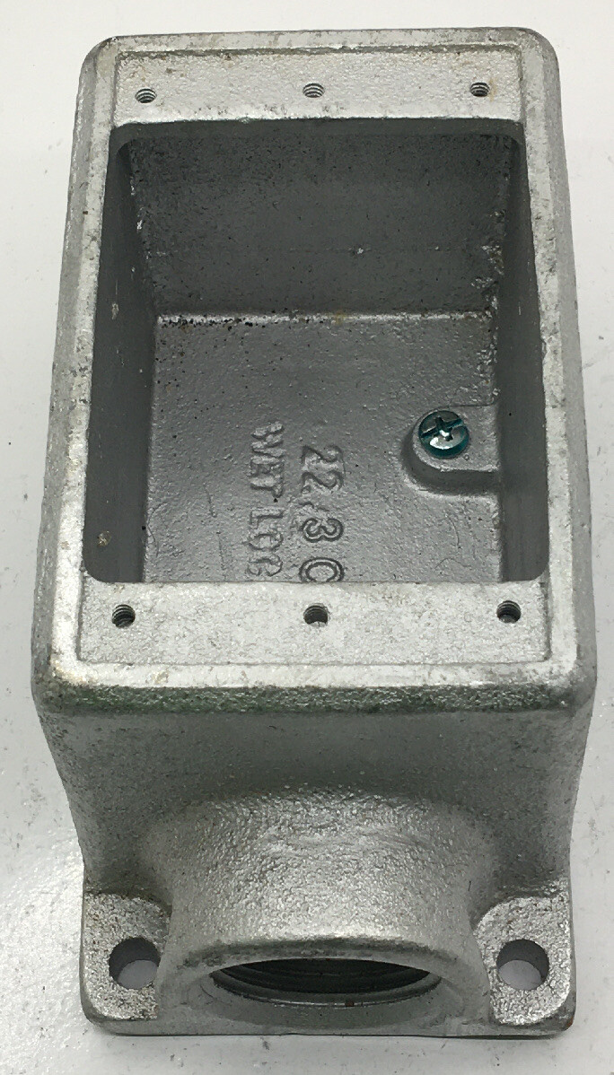 FD3-TB THOMAS & BETTS 1-INCH DEAD END DEEP 1-GANG CAST DEVICE BOX