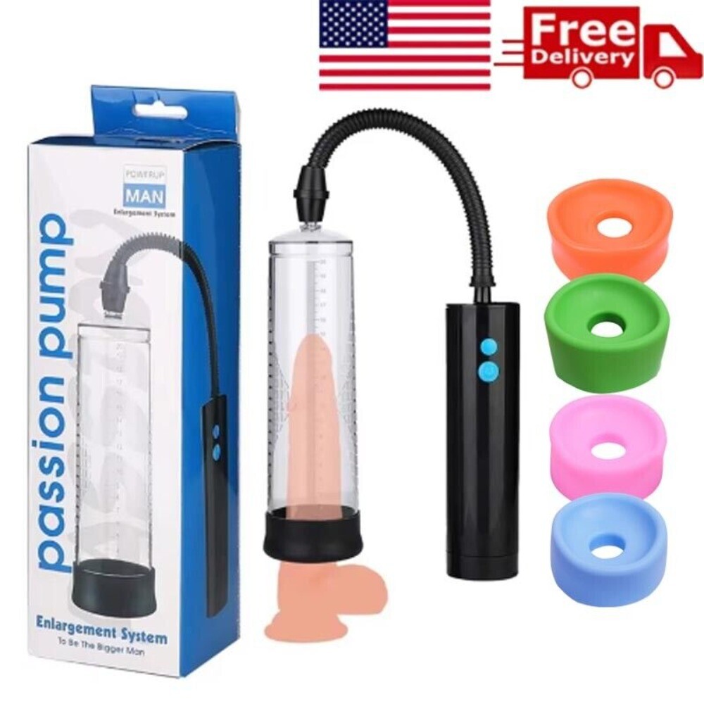 Electric Penis Enlargement Pump Automatic Vacuum Cock Enhancer Male Girth Length
