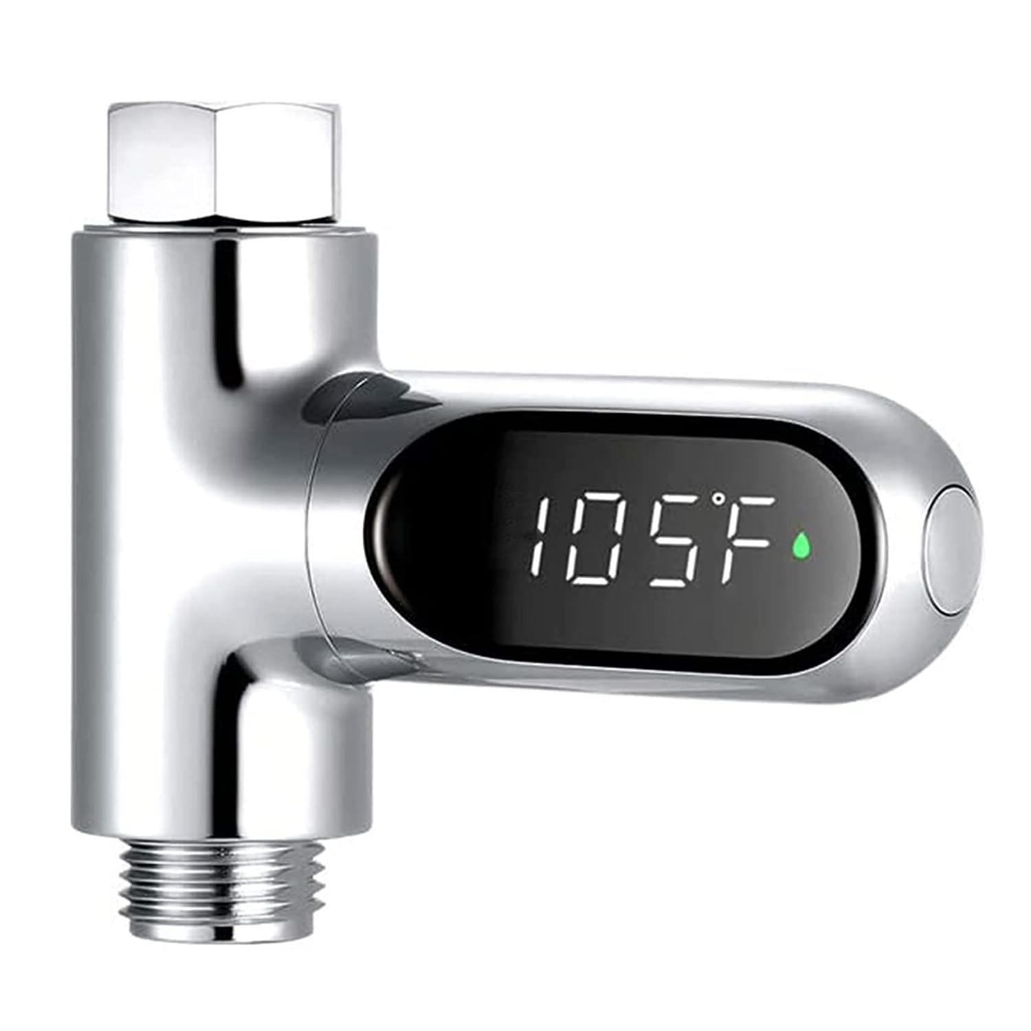 Baby Shower Thermometer, Shower Head Holder Instant-Read Fahrenheit Celsius T...