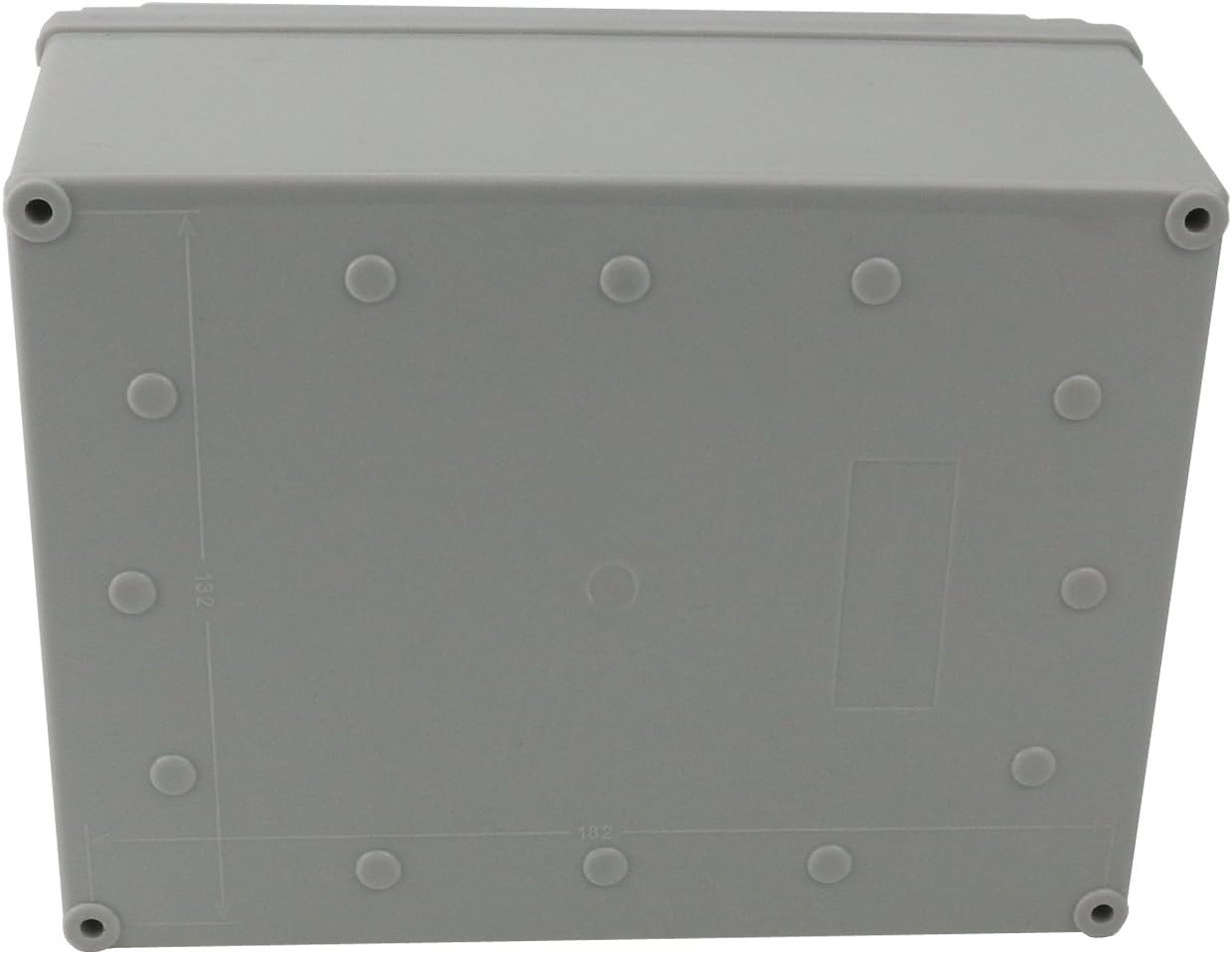 Durable 8x6x4 Plastic Junction Box | Easy Screw-in Installation for Protection