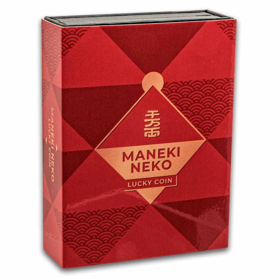 2026 Samoa 1 /2 oz Silver Lucky Coin: Maneki Neko (w/ Box & COA)