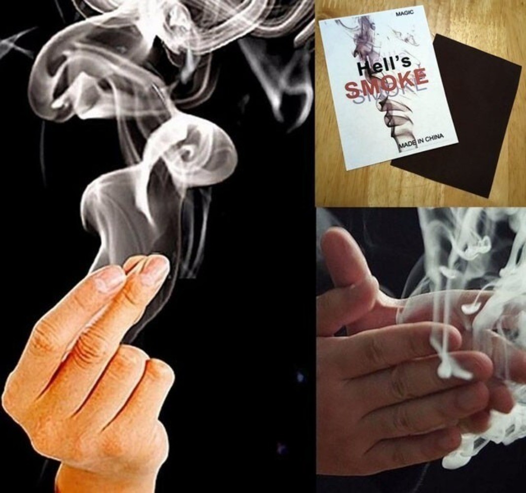 10 Pcs Magic Prop Tool Ultimate Magic Kit Cool Close-Up Magic Trick Finger Smoke