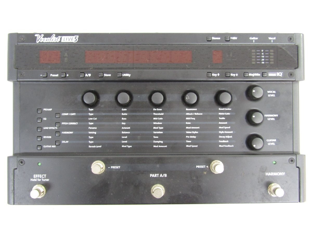 DigiTech Vocalist Live 5 Vocal Harmony Effects Processor