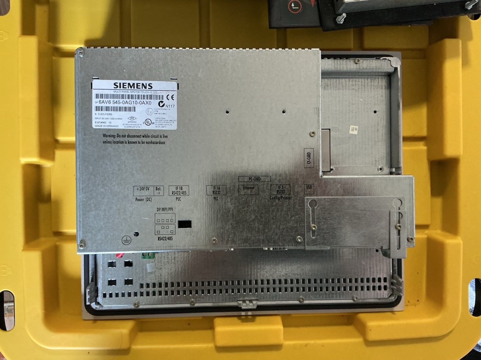 Siemens 6AV6 545-0AG10-0AX0 Touch Panel D2