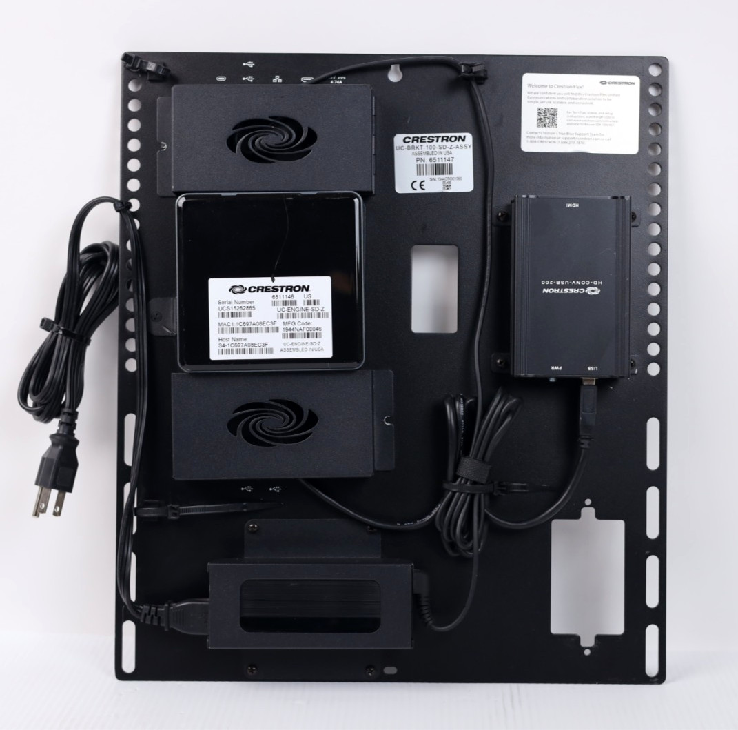 Crestron UC Engine Assembly UC-BRKT-100-SD-Z-ASSY UC-Engine HD-CONV-USB-200 w602
