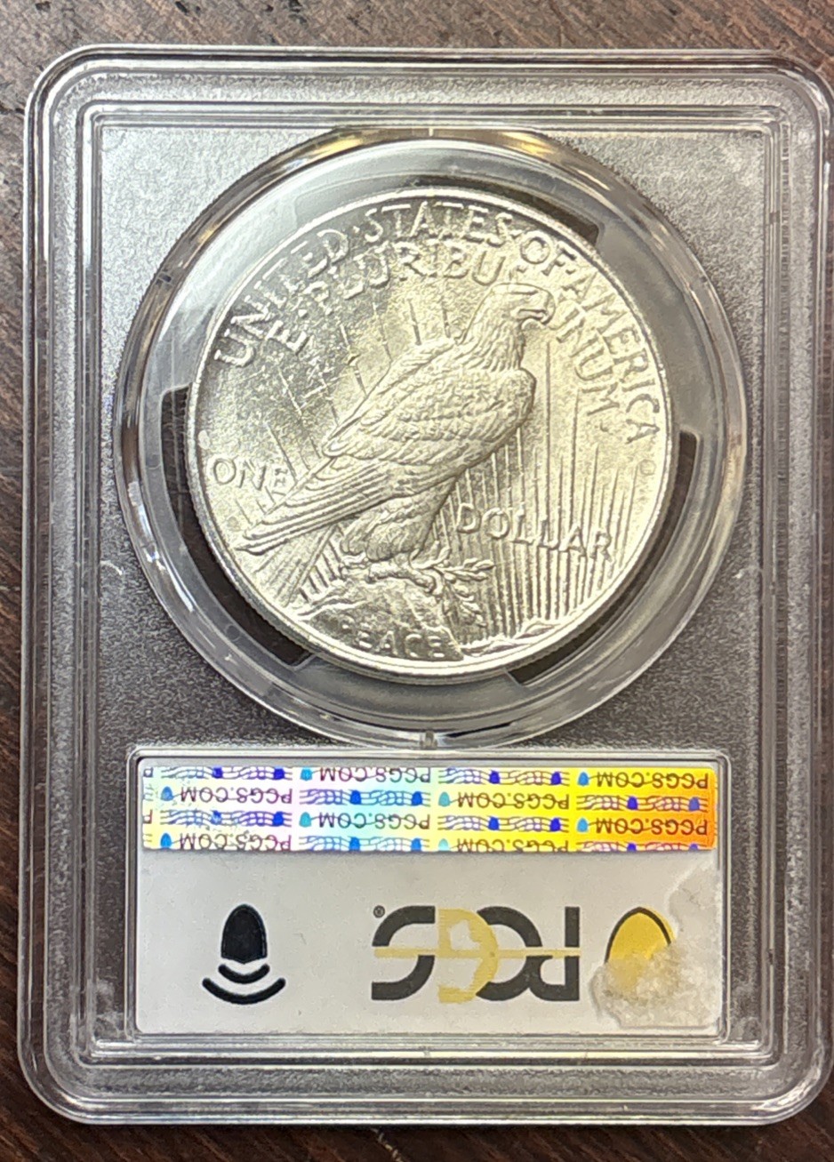 1922 S $1 Peace Silver Dollar PCGS MS61