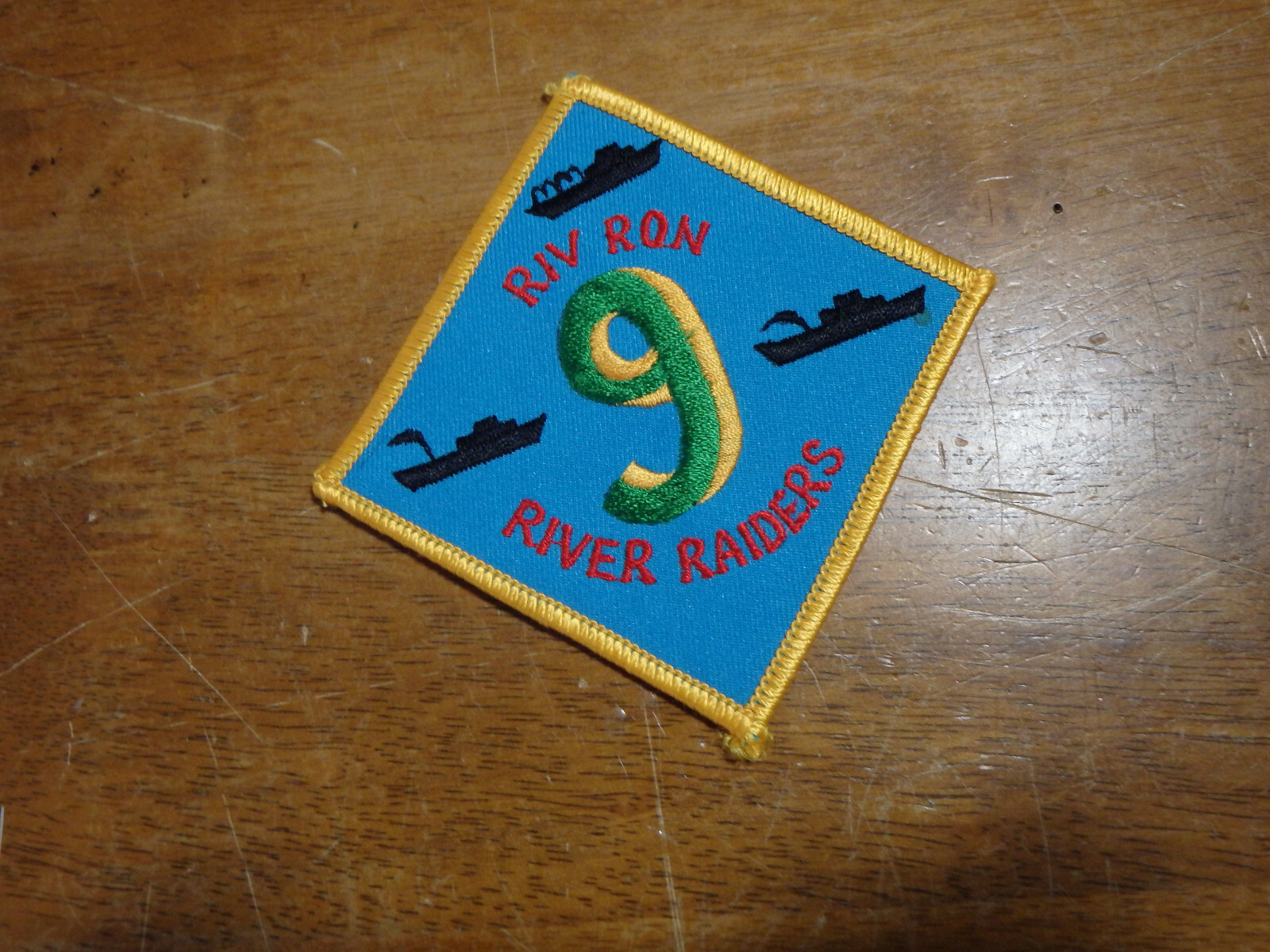 U S NAVY PT BOAT RIVER RAIDERS PATCN BX T#105