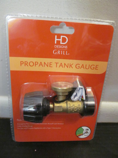 HD Designs Grill Propane Tank Gauge with Automatic Shutoff Leak Detector