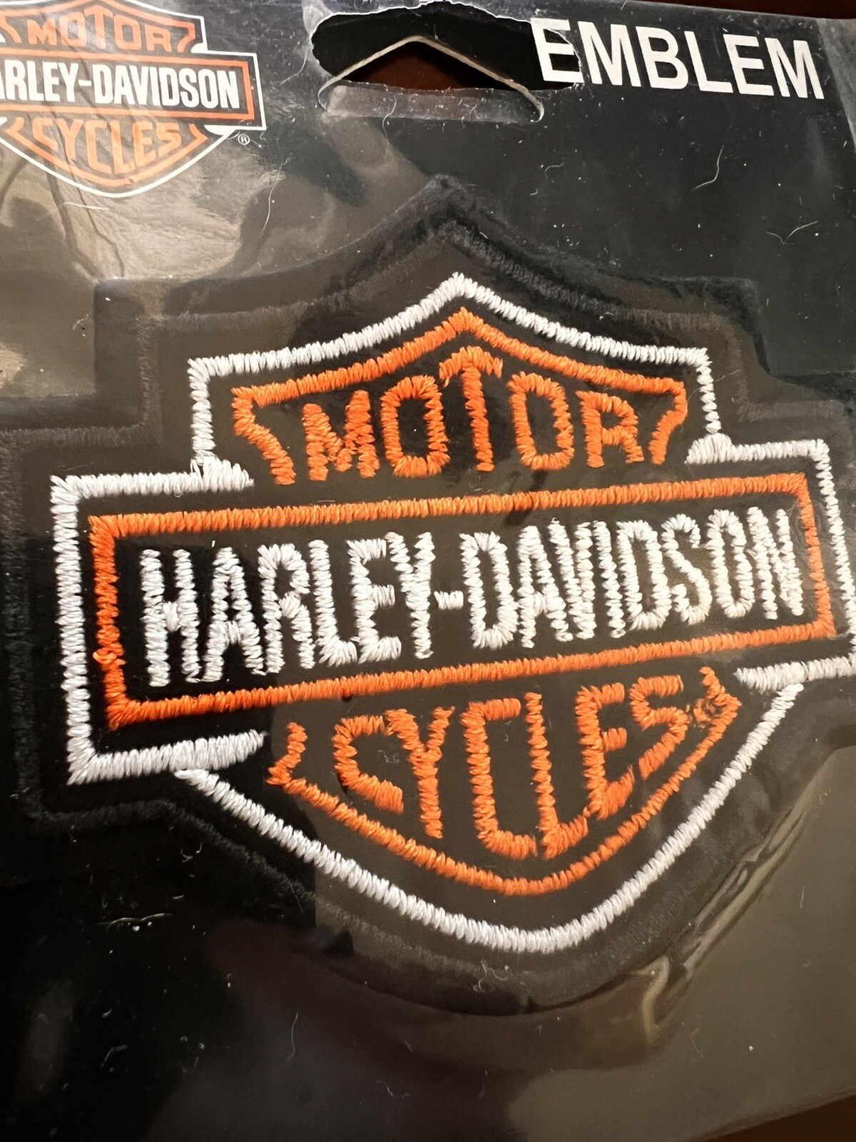 Harley Davidson Motorcycle Bar & Shield Patch Factory HD Hat Vest Jacket Shirt