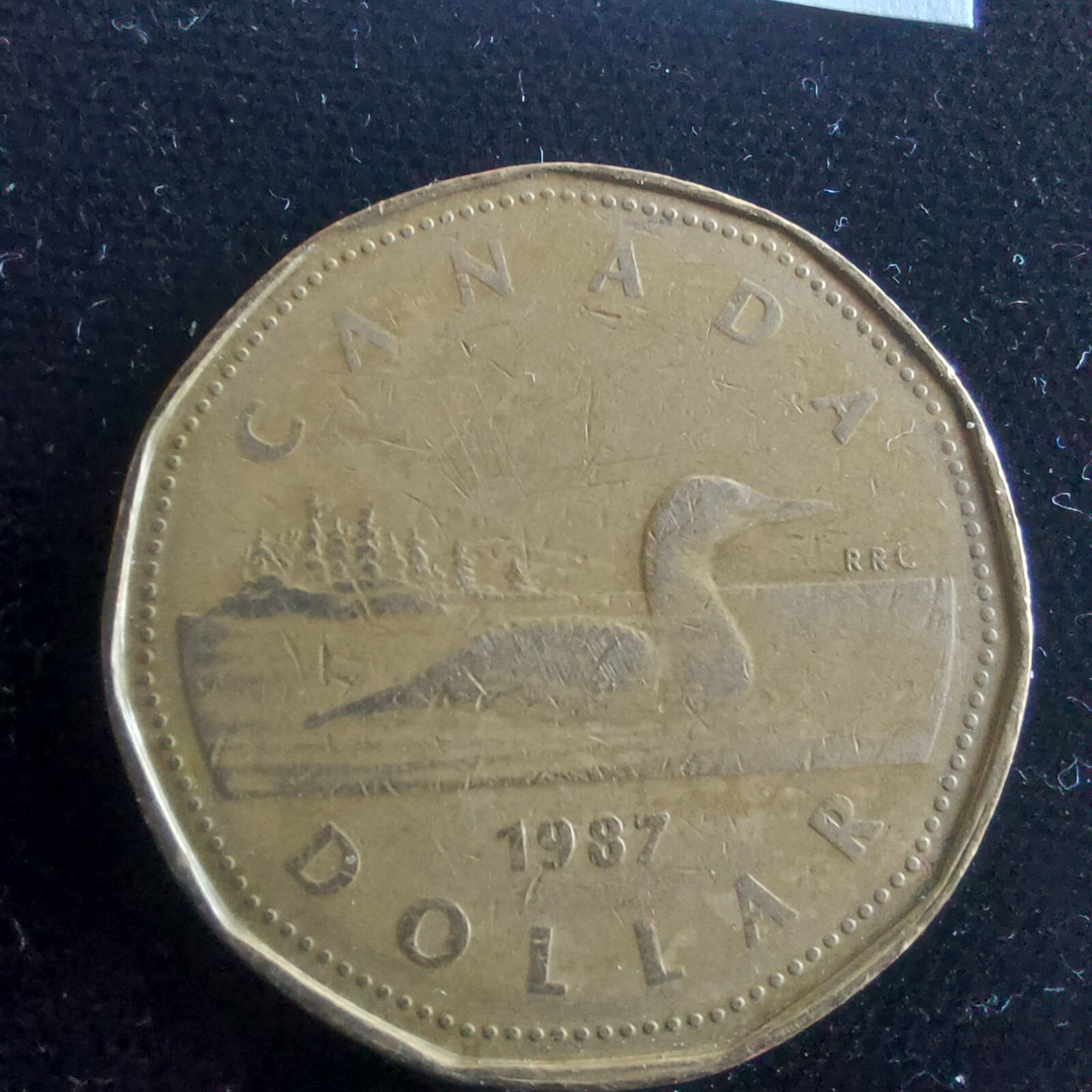 Canada One Dollar 1987.#227y.