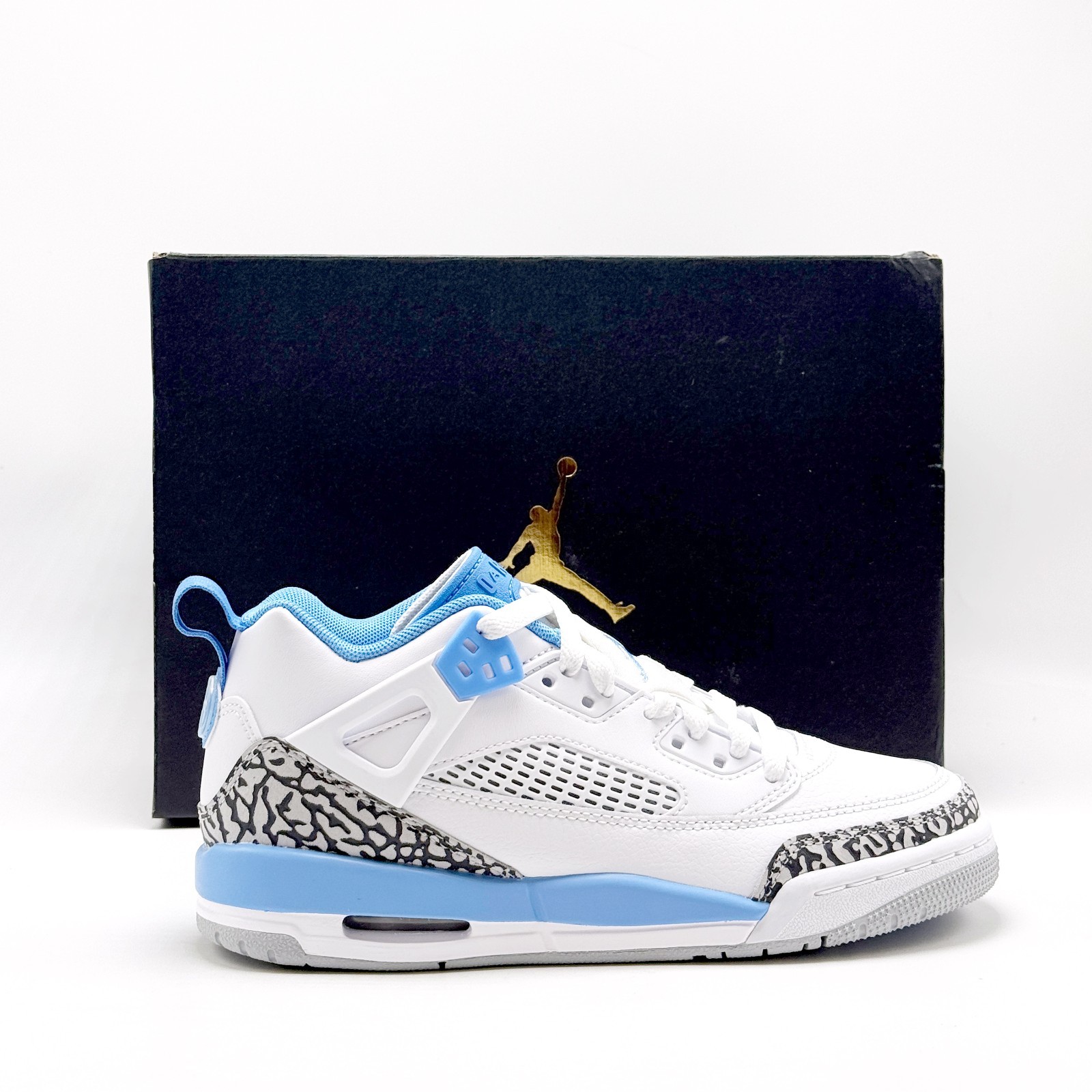*NEW* Youth Big Kids' NIKE AIR JORDAN SPIZIKE LOW (GS) WHITE (FQ3950 141) 👍