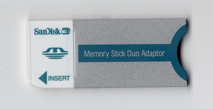 SanDisk Genuine Camera Memory Stick Duo Adaptor / Adapter