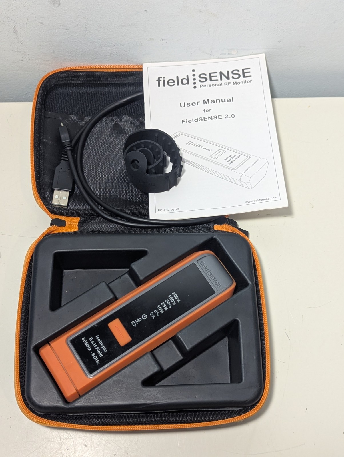 Field SENSE 2.0 Personal RF Monitor  OUTSIDE CASE ONLY No Battery