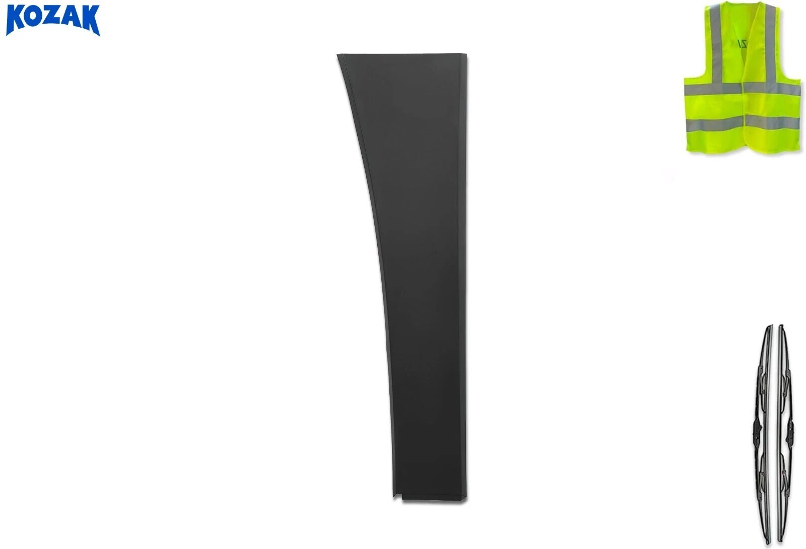 Compatible with Volvo VNL 2004-2017 Upper Wind Cab Fairing Deflector Left