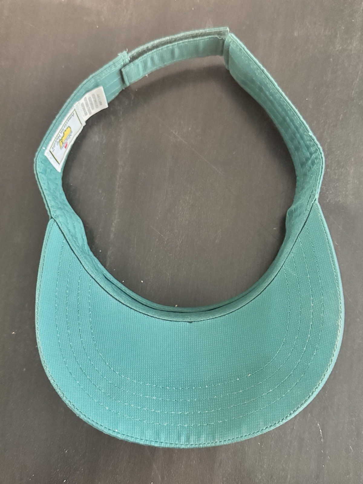 Youth Masters American Needle Green Cotton Adjustable Golf Visor Embroidered