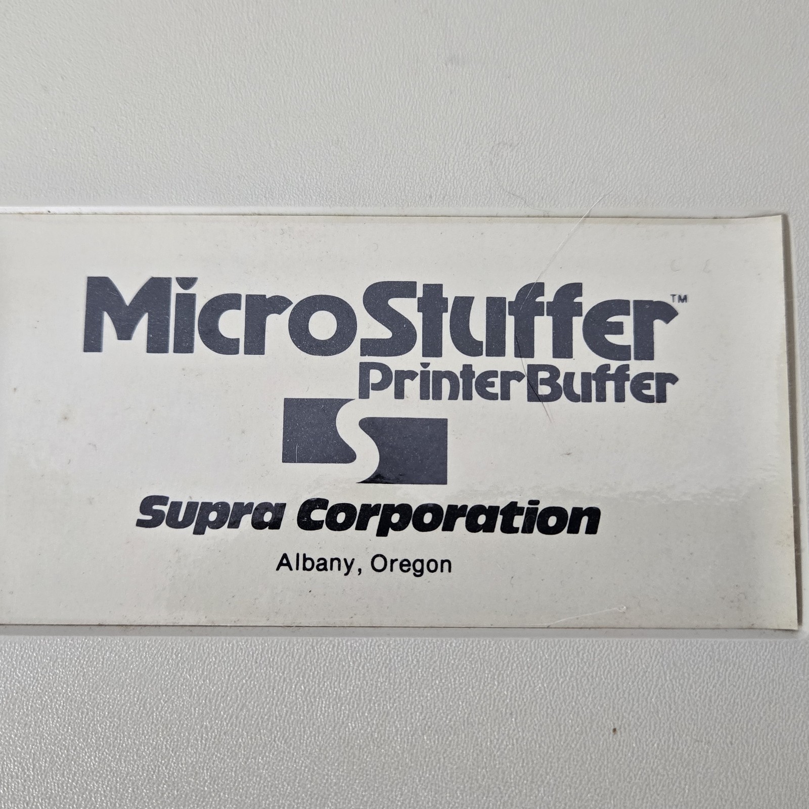 Microbits Peripheral Products MicroStuffer 64K Printer Buffer &Accessories Supra