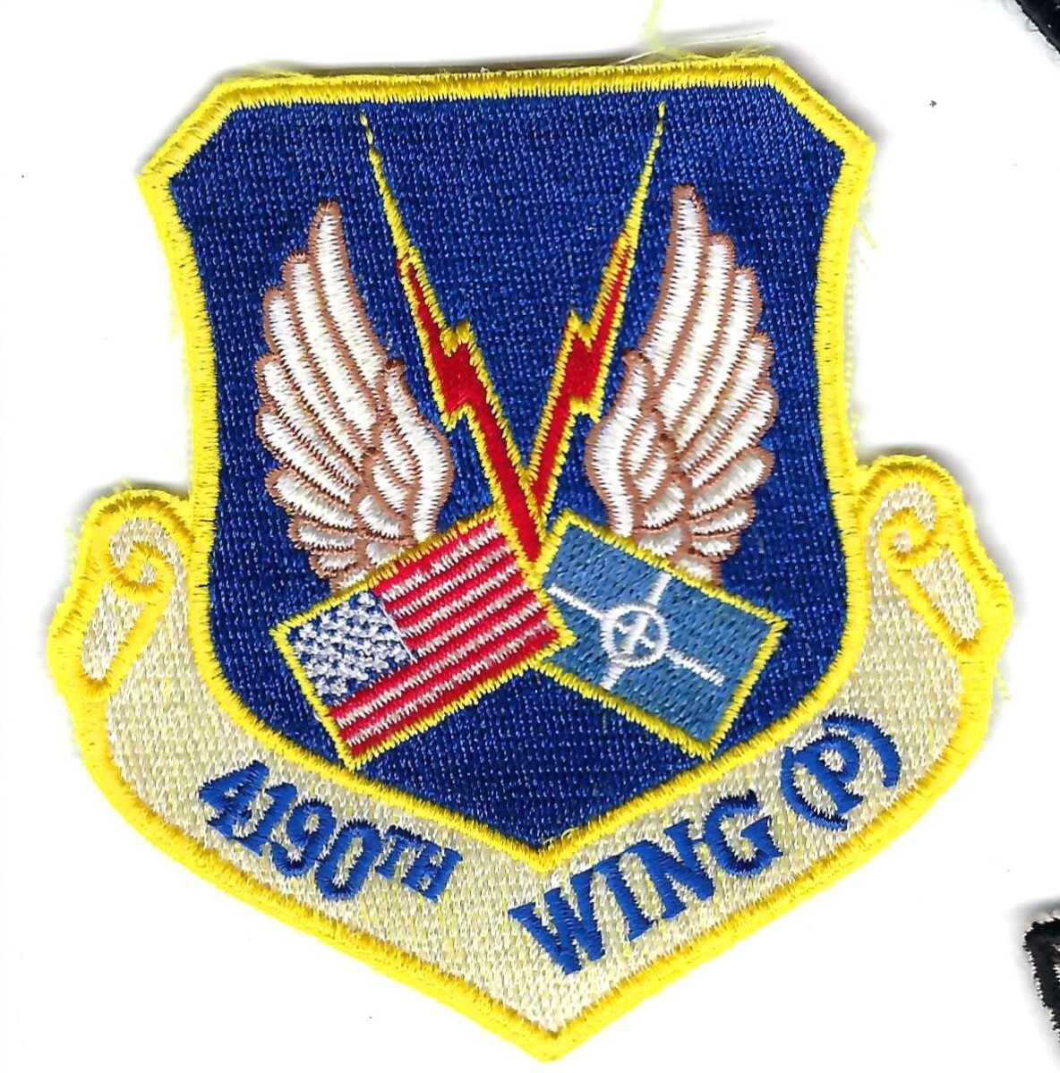 PATCH USAF 4190TH WING (P) AVIANO AB          JT-4