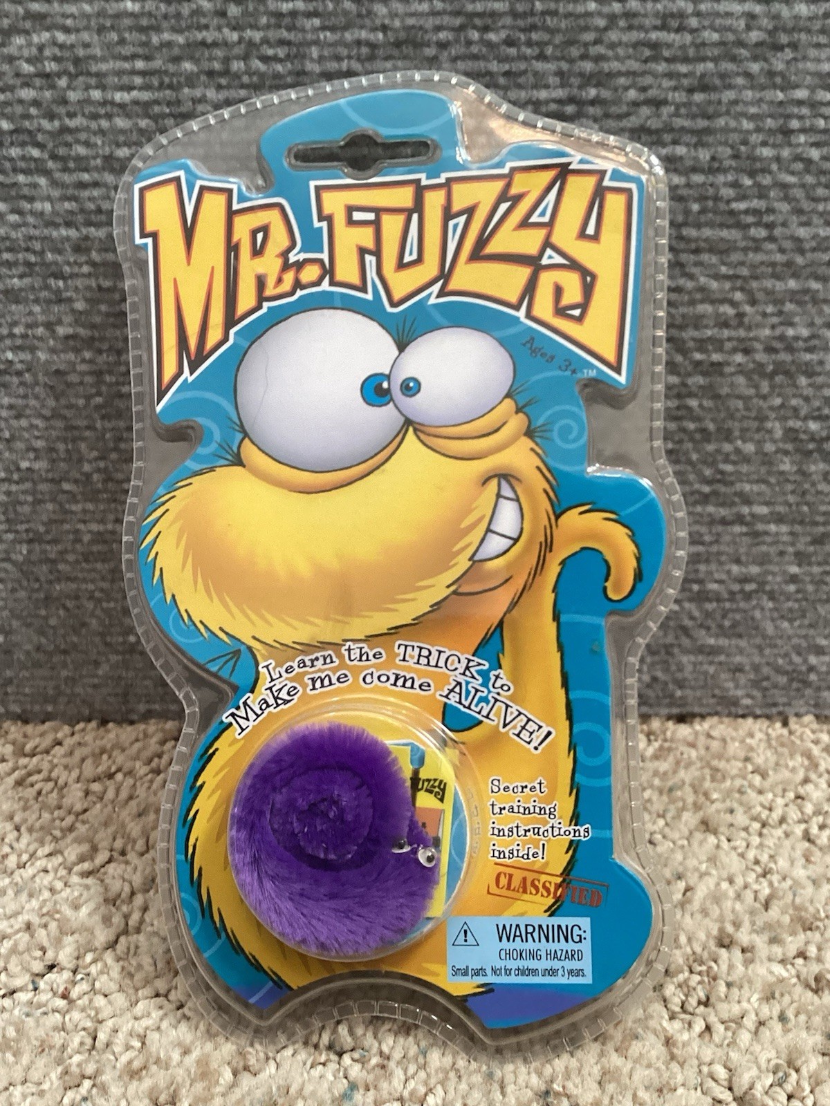 The Original "Mr. Fuzzy" Purple Magical Fuzzy Worm 2008 Tricks R Us NEW!