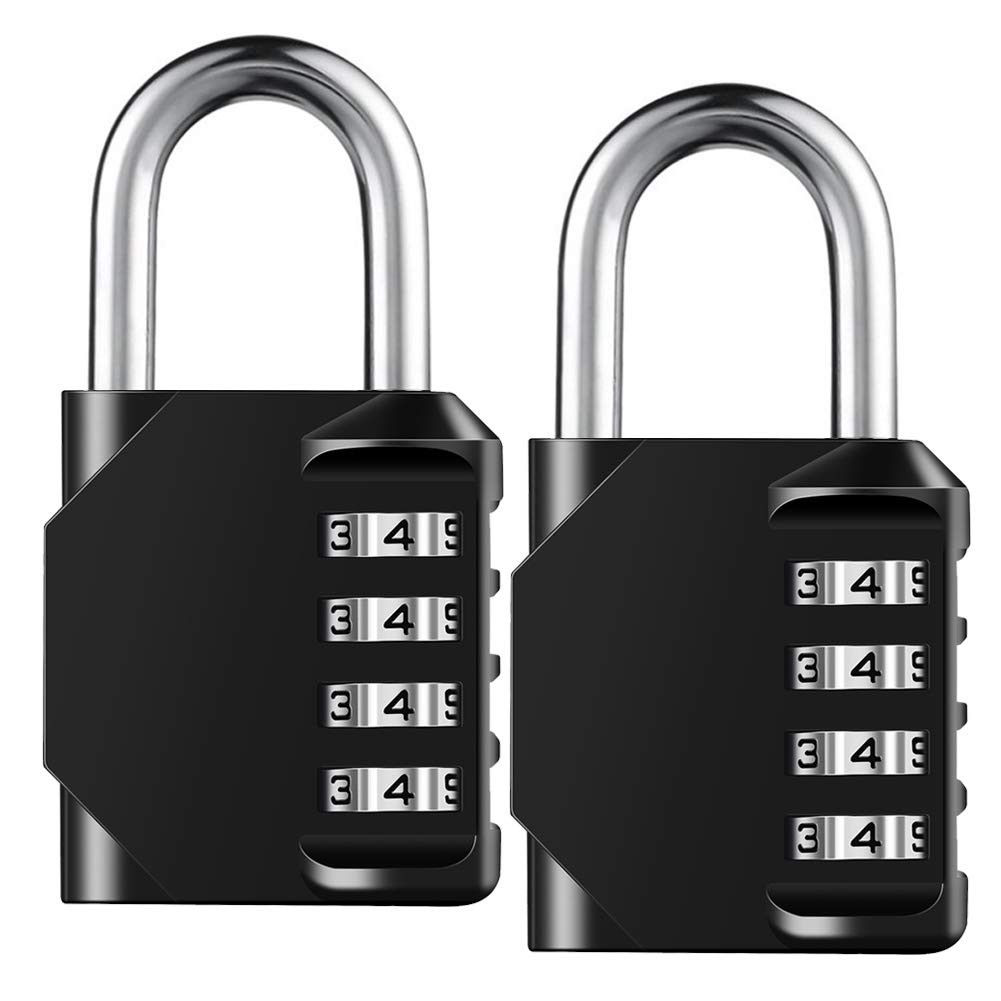 Combination Lock Resettable 4 Digit Padlock with Combination, AIHYTU Waterproof