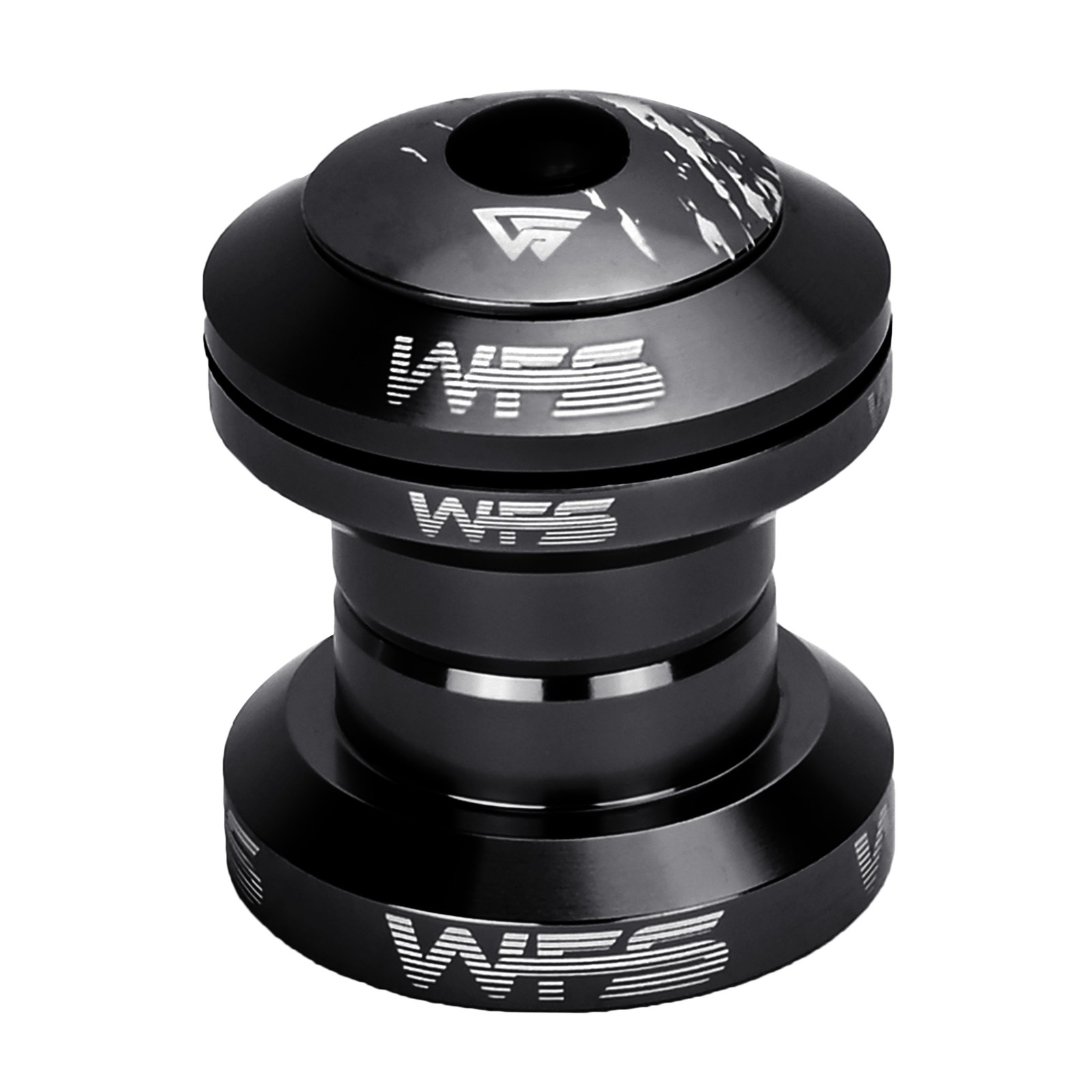 WFS NV.28 1 Inch CNC Alloy Threadless Headset with Top Cap , Black