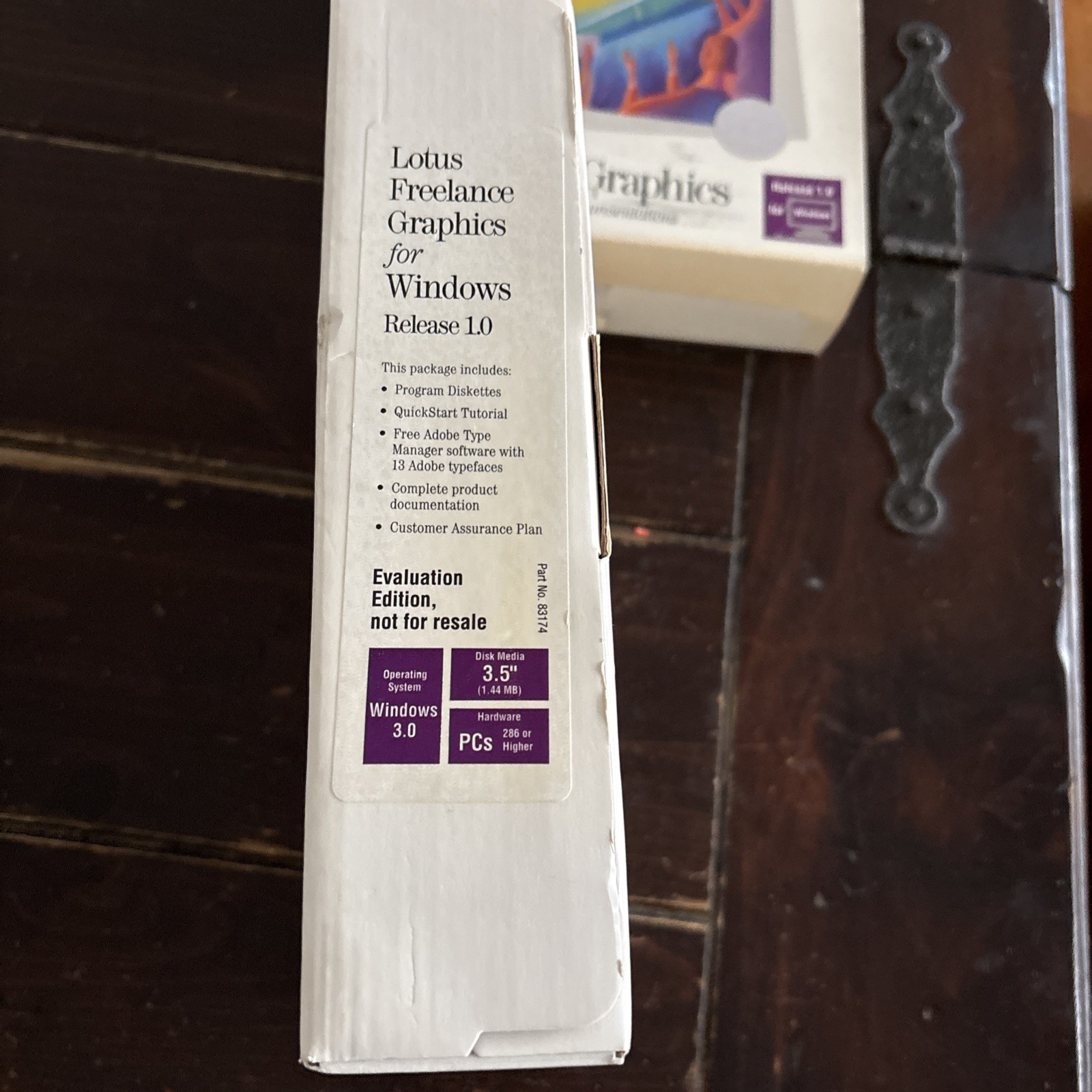 Lotus Freelance Graphics For Windows Software Evaluation Copy Release 1.0 NEW