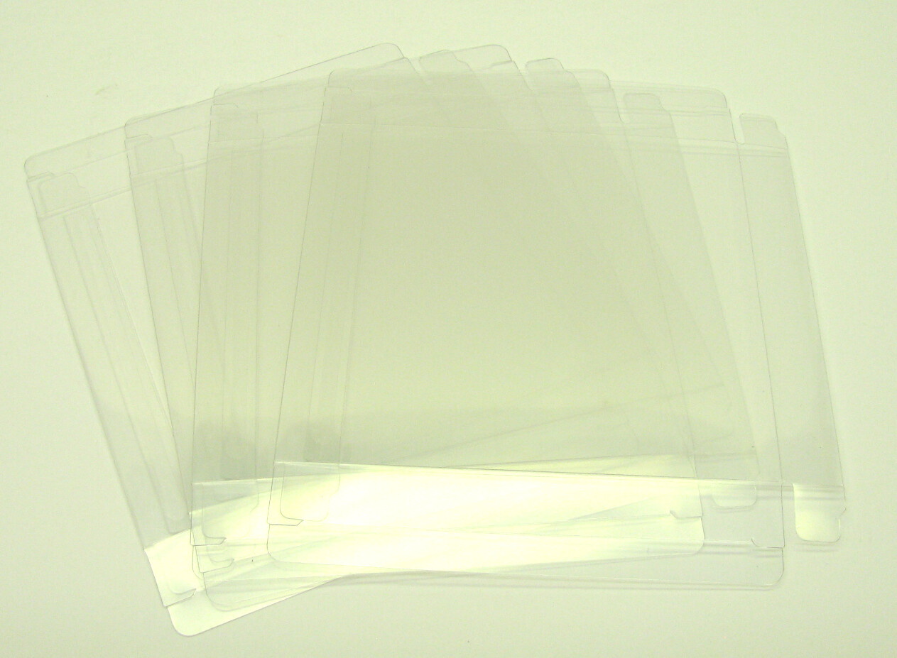 1x NINTENDO DS CIB GAME BOX -CLEAR PLASTIC PROTECTIVE BOX PROTECTOR SLEEVE CASE