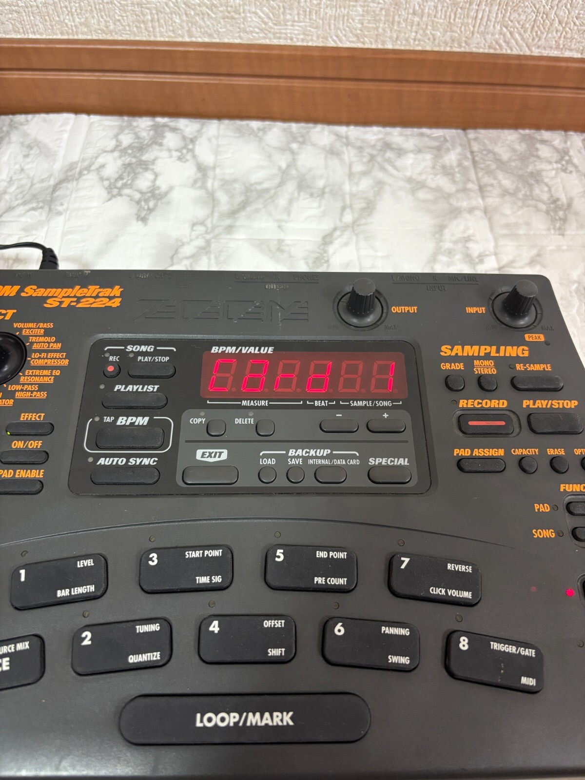 Zoom ST-224 SampleTrak Vintage Digital Sampler Rhythm Machine Japan Tracking