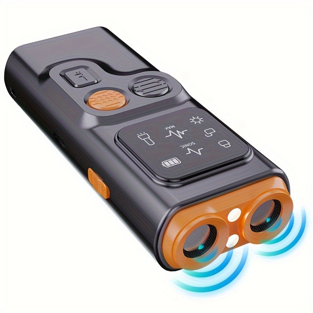 USB Rechargeable  Dog Repeller with Dual Ultrasonic Emitter and3327