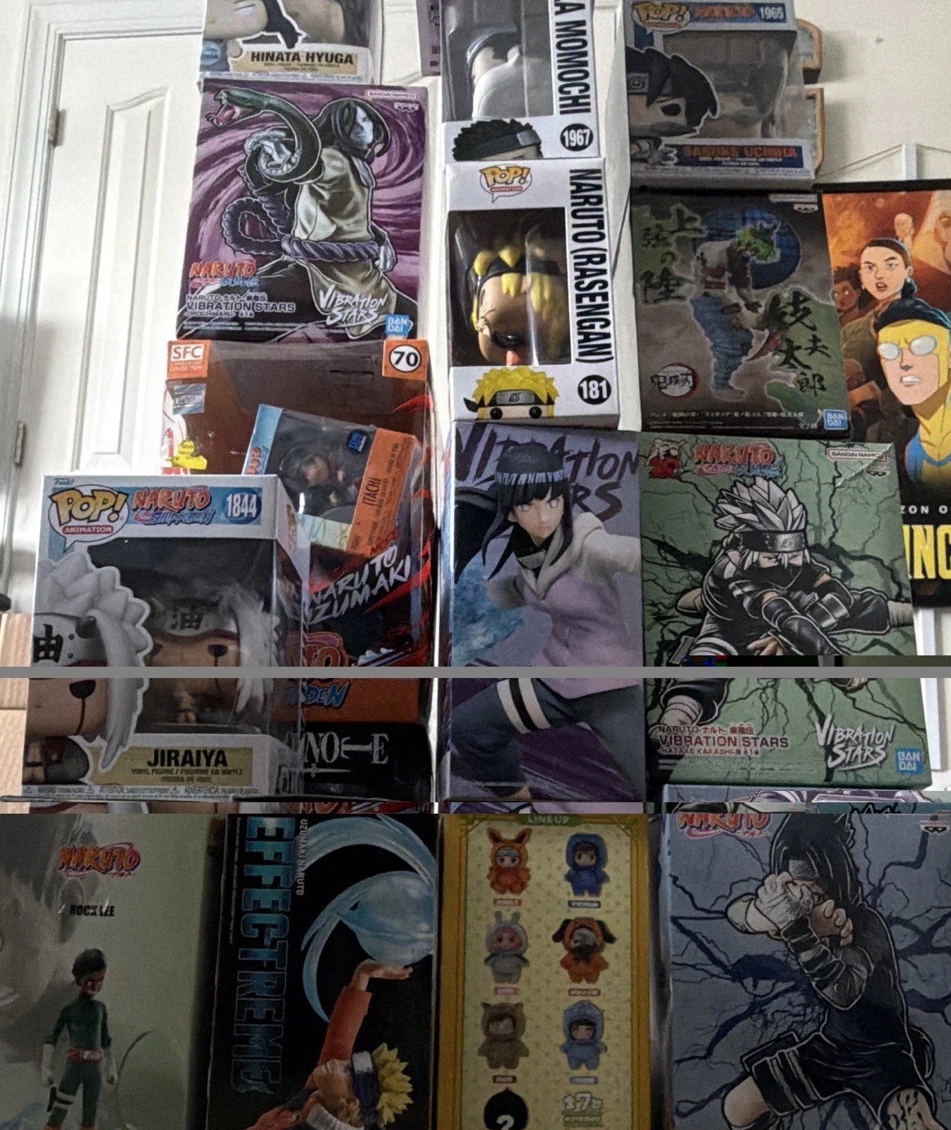 Funko & Bandai Namco Mixed Lot Anime Figures Naruto Shippuden Boxed Vinyl