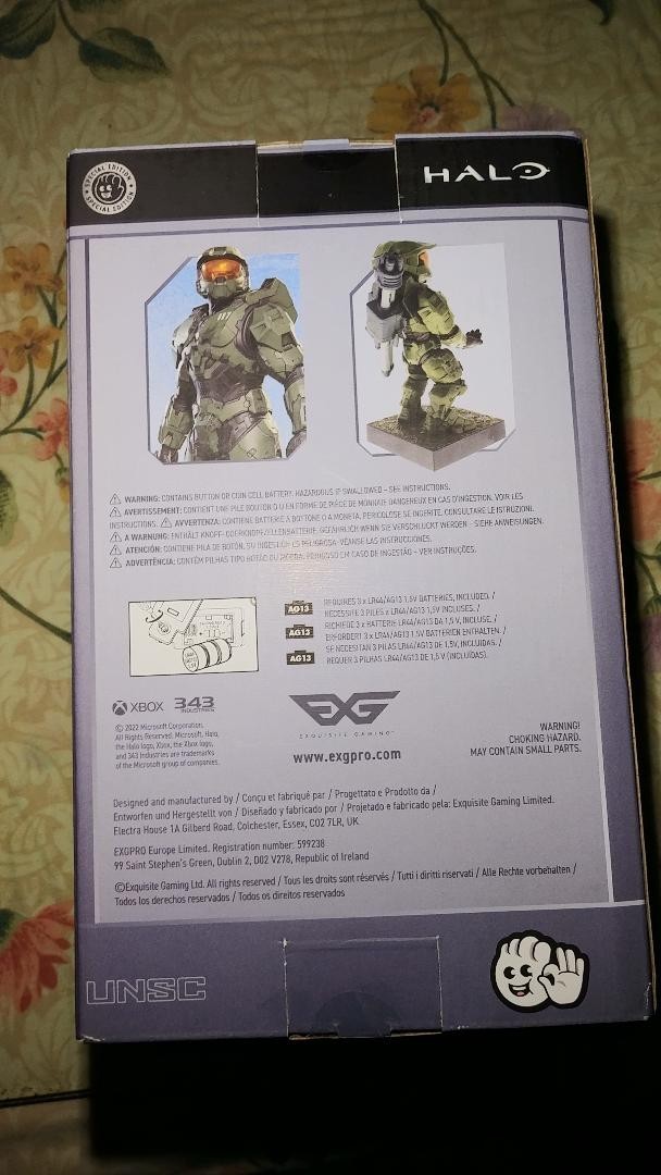 Halo Infinite Master Chief TARGET EXCLUSIVE Phone Controller Holder base lightup