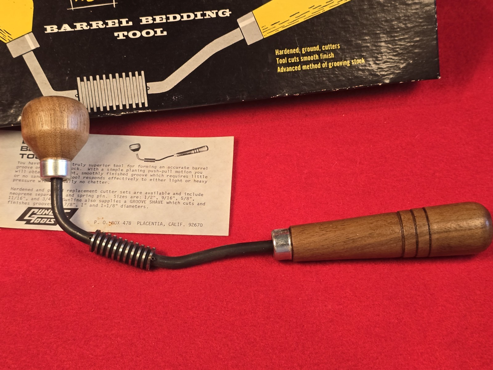 Gunline Tools 1/2 Barrel Bedding Tool