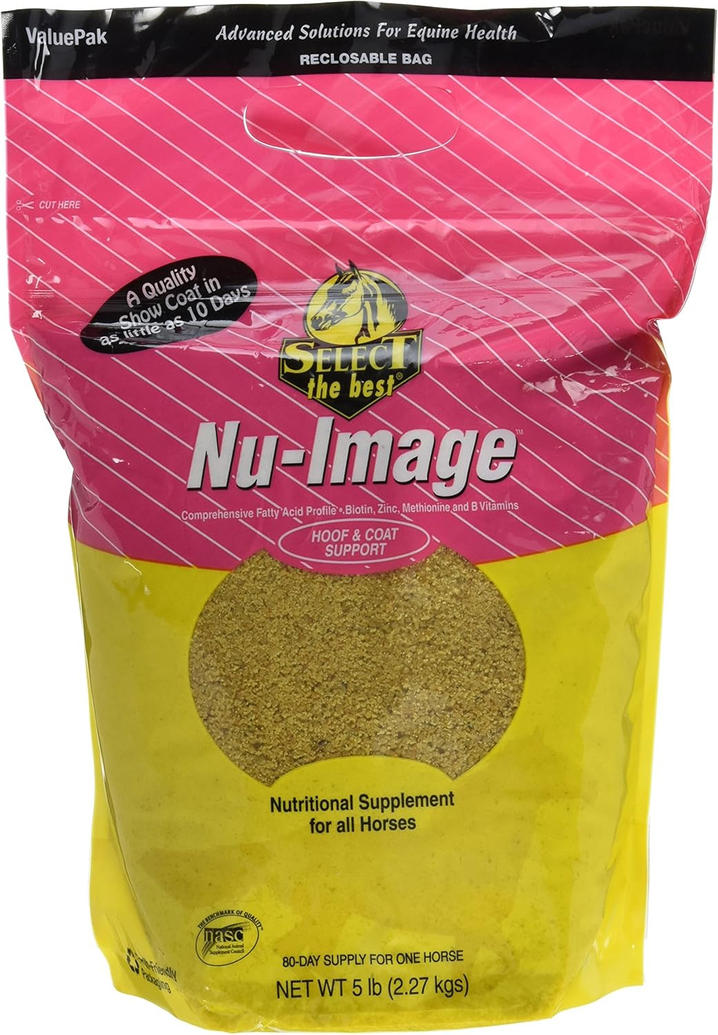784299040502 Nu-Image Hoof & Coat Support for Horses, 5 Lb