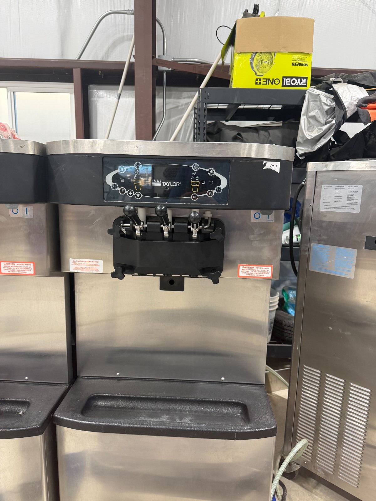 commercial soft serve ice cream machine Taylor C713 3 PHASE WATER COOLED