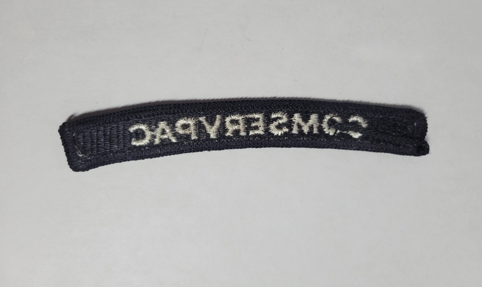 US Navy COMSERVPAC Commander Service Force Pacific Segment Tab Patch