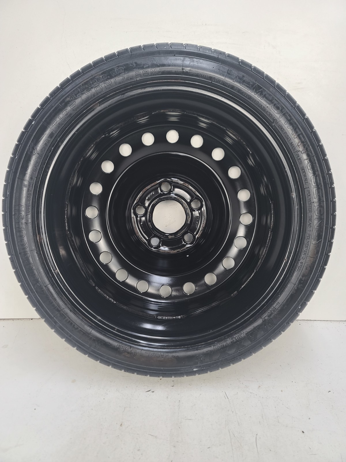 SPARE TIRE 17" FITS 2013 MALIBU OEM GENUINE DONUT .