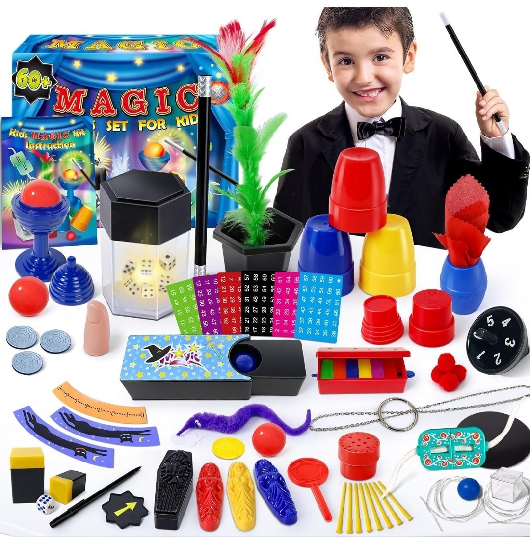 60+ Magic Tricks Kit for Kids
