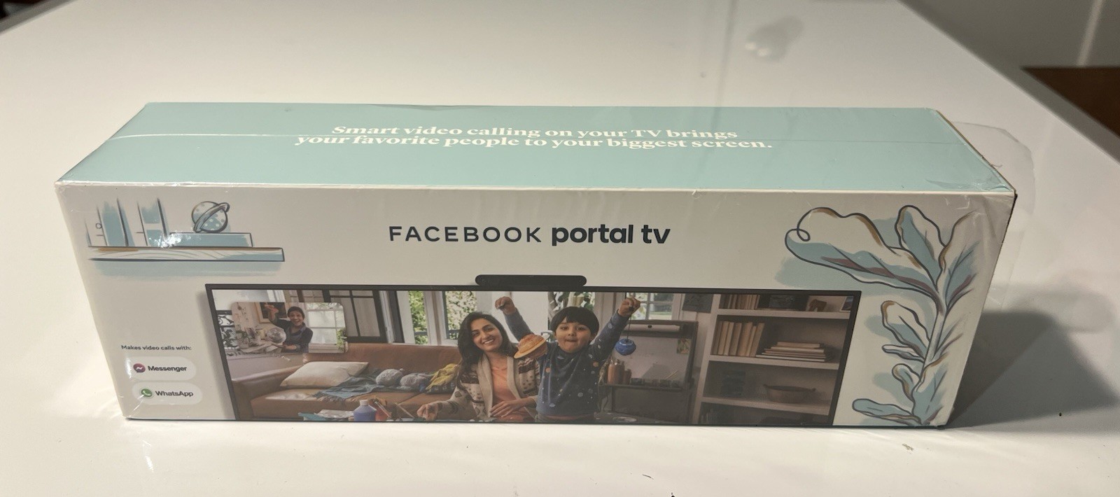 New Open box Facebook Portal TV  Media Streamer Alexa Smart Camera HDMI Black