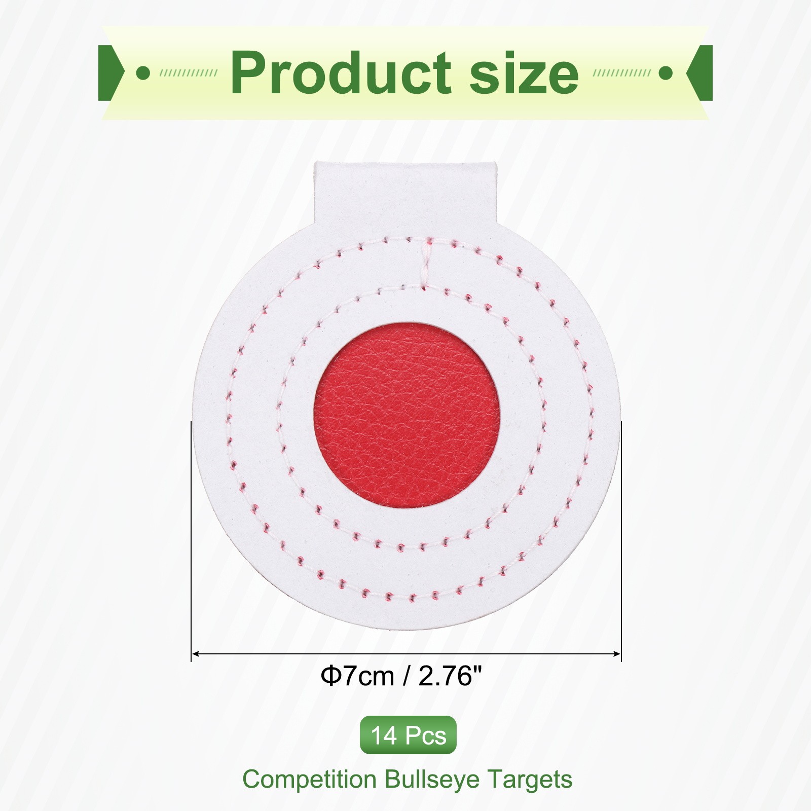 14Pcs Microfiber Bullseye Targets for Shooting Practice 7cm