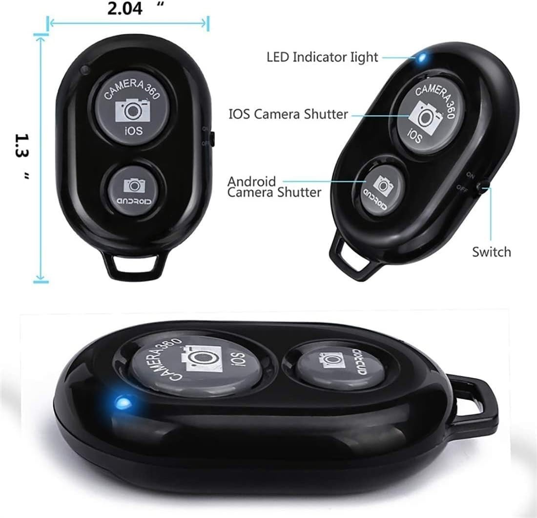 Portable Wireless Shutter Remote for iPhone and Android - Take Photos Anywhere