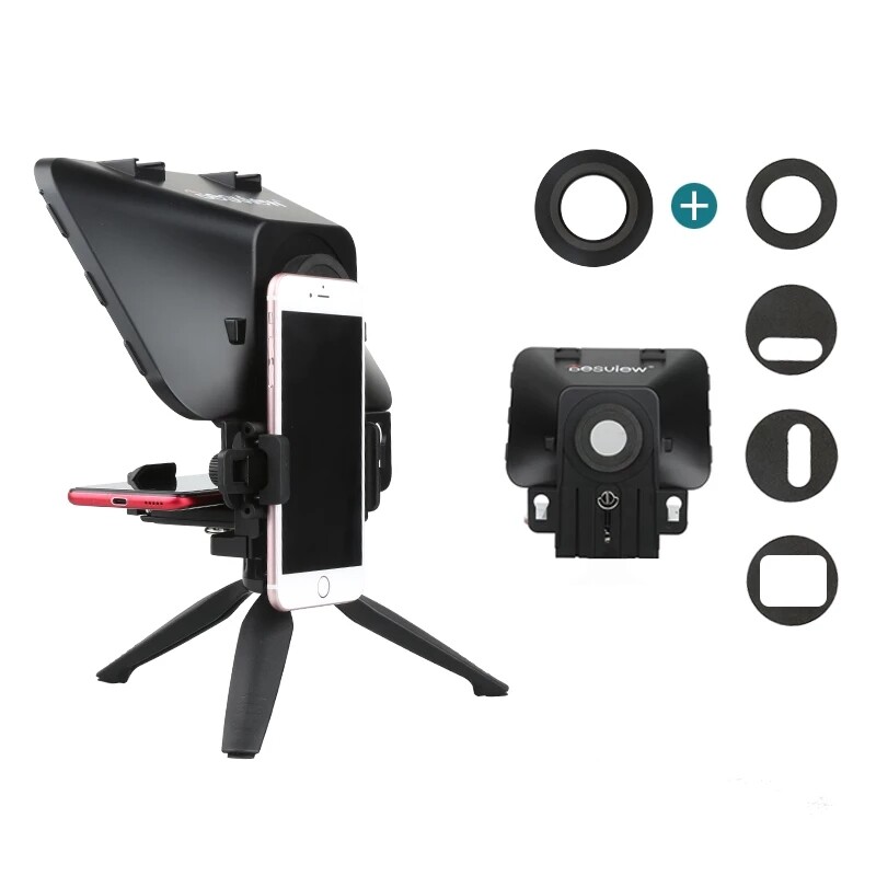 Desview T3 Teleprompter for Camera & Smartphone Video Recording Live Streaming