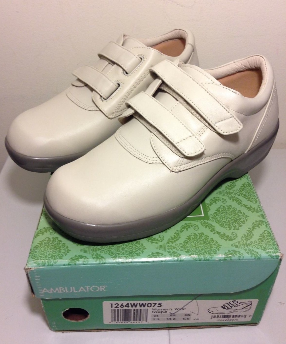 Apex Ambulator Ortho Women's Taupe 7.5 Wide Shoes 1264 - New